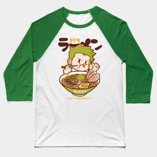 Marimo ramen Baseball T-Shirt by mankeeboi